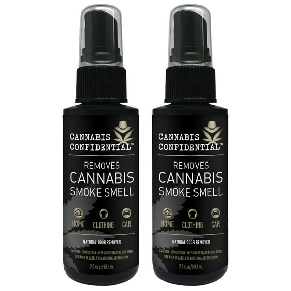 Cannabis Confidential Smoke Odor Natural Elimintor Spray (Pack of 2)