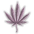 thumbnail image 1 of Cannabis Leaf Trippy - 5" Vinyl Sticker - For Car Laptop I-Pad - Waterproof Decal, 1 of 1