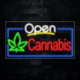 thumbnail image 1 of CannabisLED Neon Sign 33"L x 18"H #35642, 1 of 3
