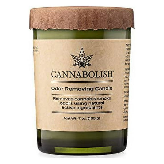 Cannabolish Smoke Odor Eliminating Candle, 7 oz, Natural Ingredients