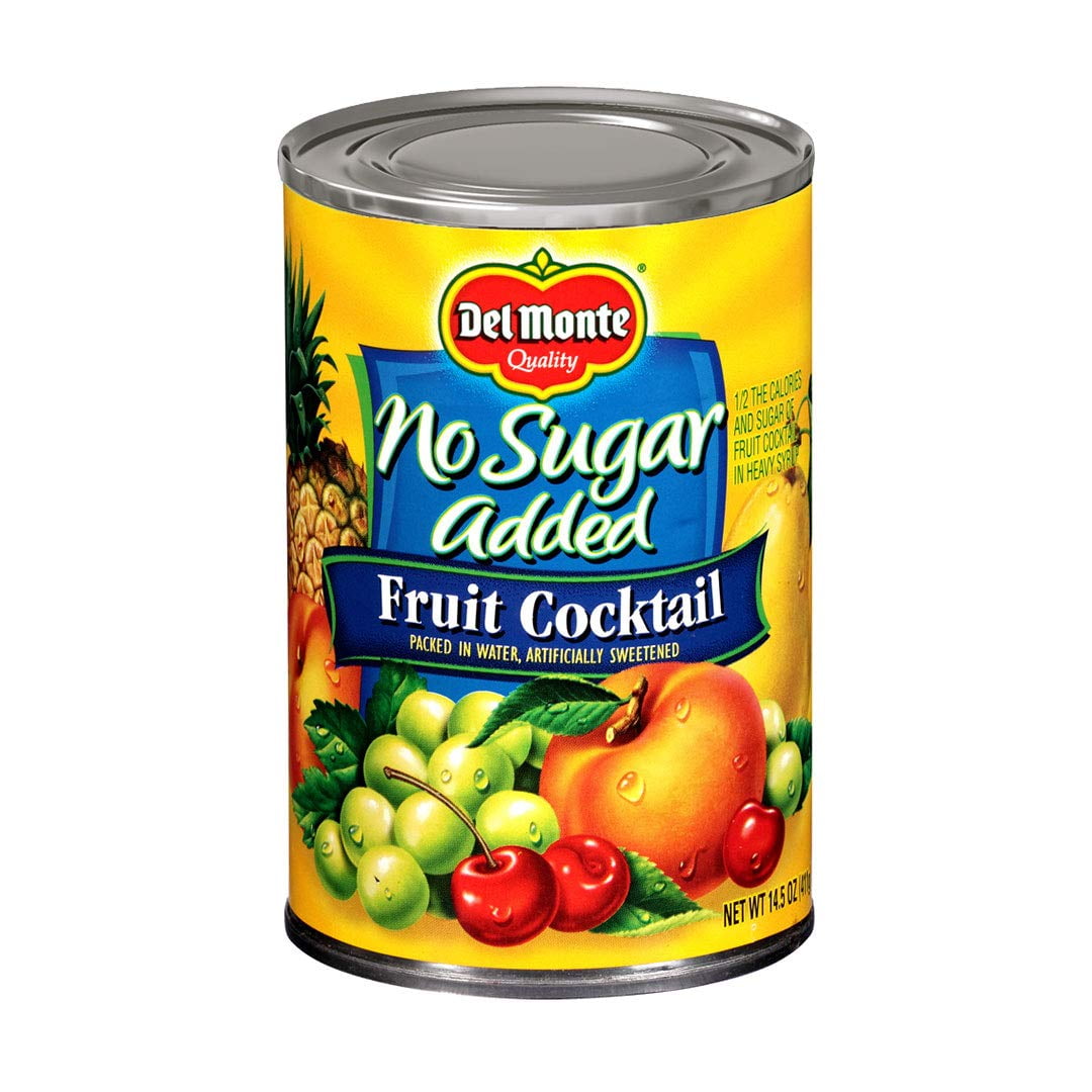 Canned Fruit Cocktail, No Sugar Added, 14.5Ounce Cans (Pack Of 12