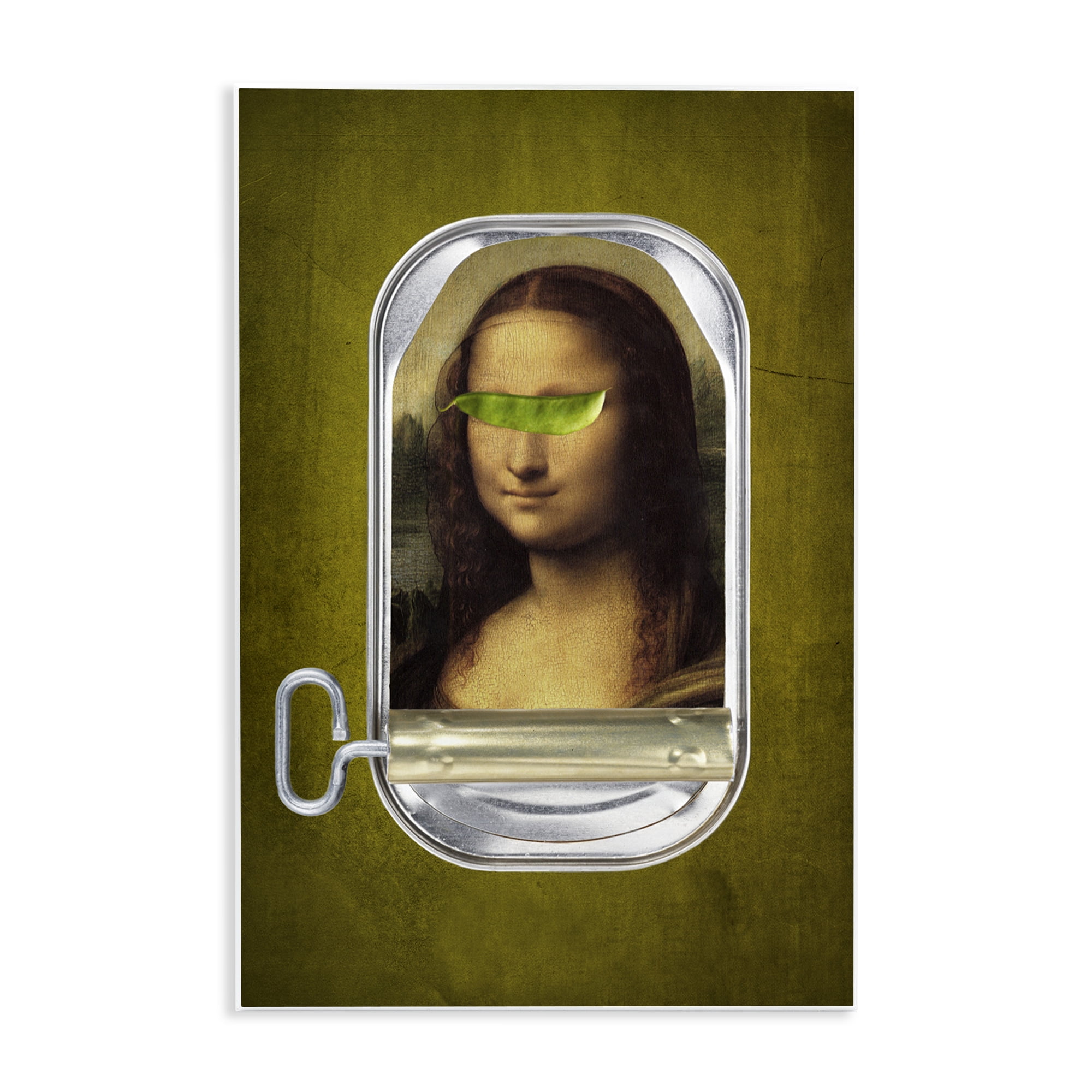Canned Mona Lisa Wall Plaque Art, design by Elo Marc