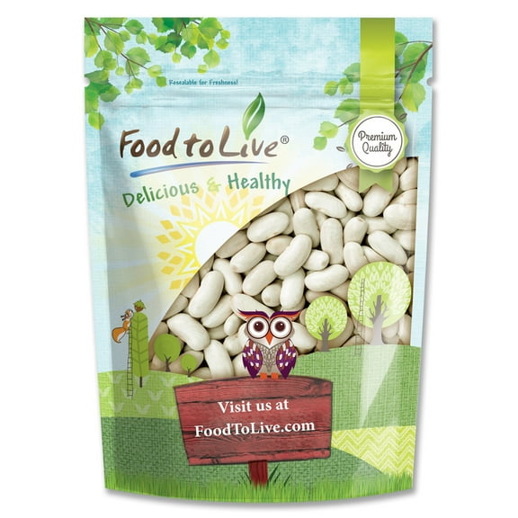 Cannellini Beans, 1 Pound — Sproutable, Kosher, Raw, Vegan — by Food to Live