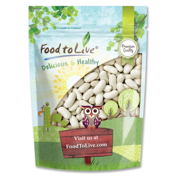 Cannellini Beans, 4 Pounds Sproutable, Kosher, Raw, Vegan by Food to Live