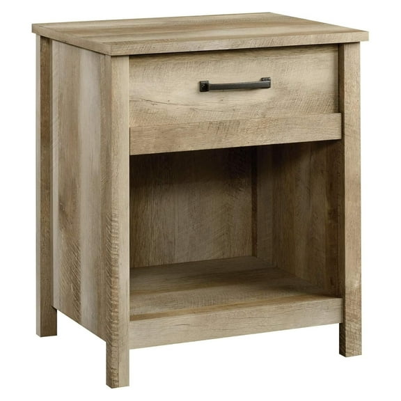 Cannery Bridge Night Stand, Bedside Table, Bedroom Side Table End Table, in Lintel Oak