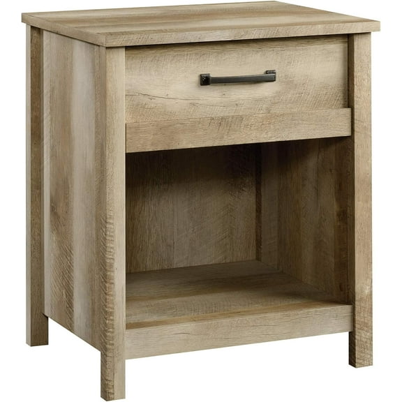 Cannery Bridge Night Stand, Bedside Table, Bedroom Side Table End Table, in Lintel Oak