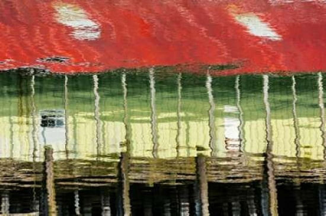 Cannery Reflections II Canvas Art - Kathy Mahan (12 x 18)