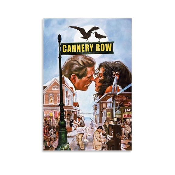 Cannery Row 1982 Movie Poster Canvas Art Posters for Room Aesthetic And Wall Art Picture Living Room Decor Poster
