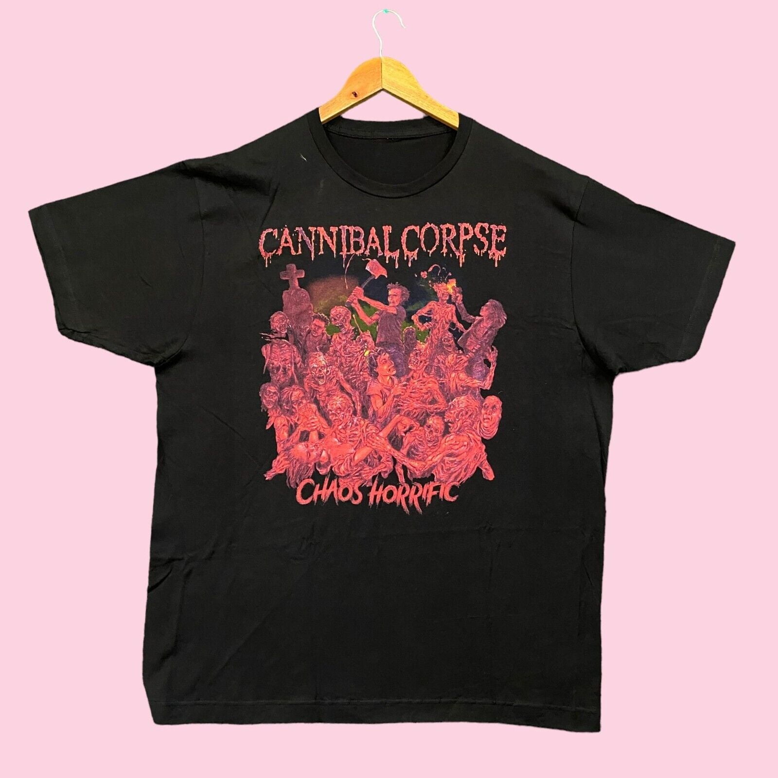 Cannibal Corpse Chaos Horrific Death Metal Band Tee XL