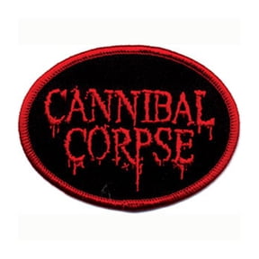 Cannibal Corpse Men's Embroidered Patch Black