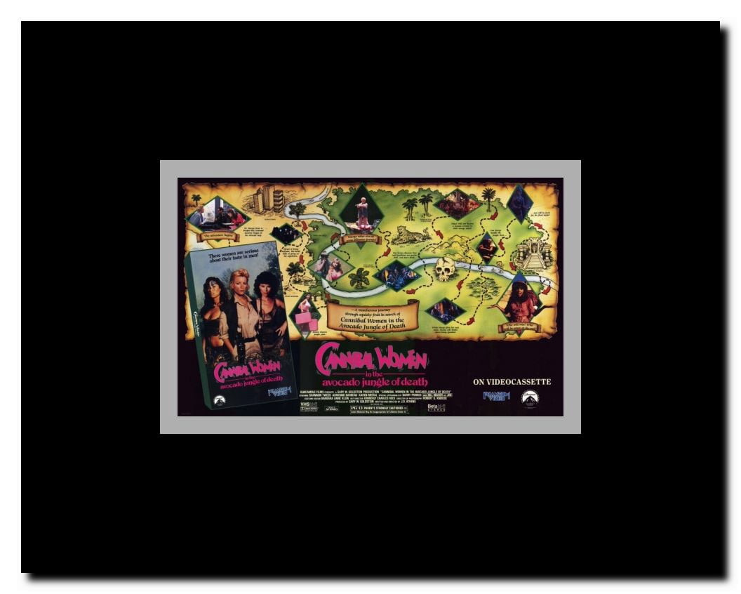 Cannibal Women in the Avocado Jungle of Death Framed Movie Poster