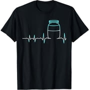 Canning Heartbeat Homesteading Homesteader Food Canner T-Shirt
