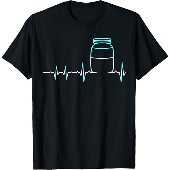 Canning Heartbeat Homesteading Homesteader Food Canner T-Shirt