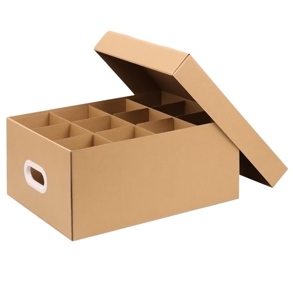 Canning Jar Storage Boxes Set Of 5 32 Oz Mason With Dividers Organizer Handles