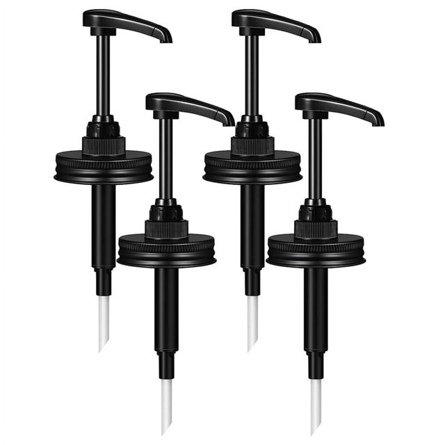 Canning Jar Syrup Dispenser Coffee Syrup Dispenser Pump Lids,For 16 Oz