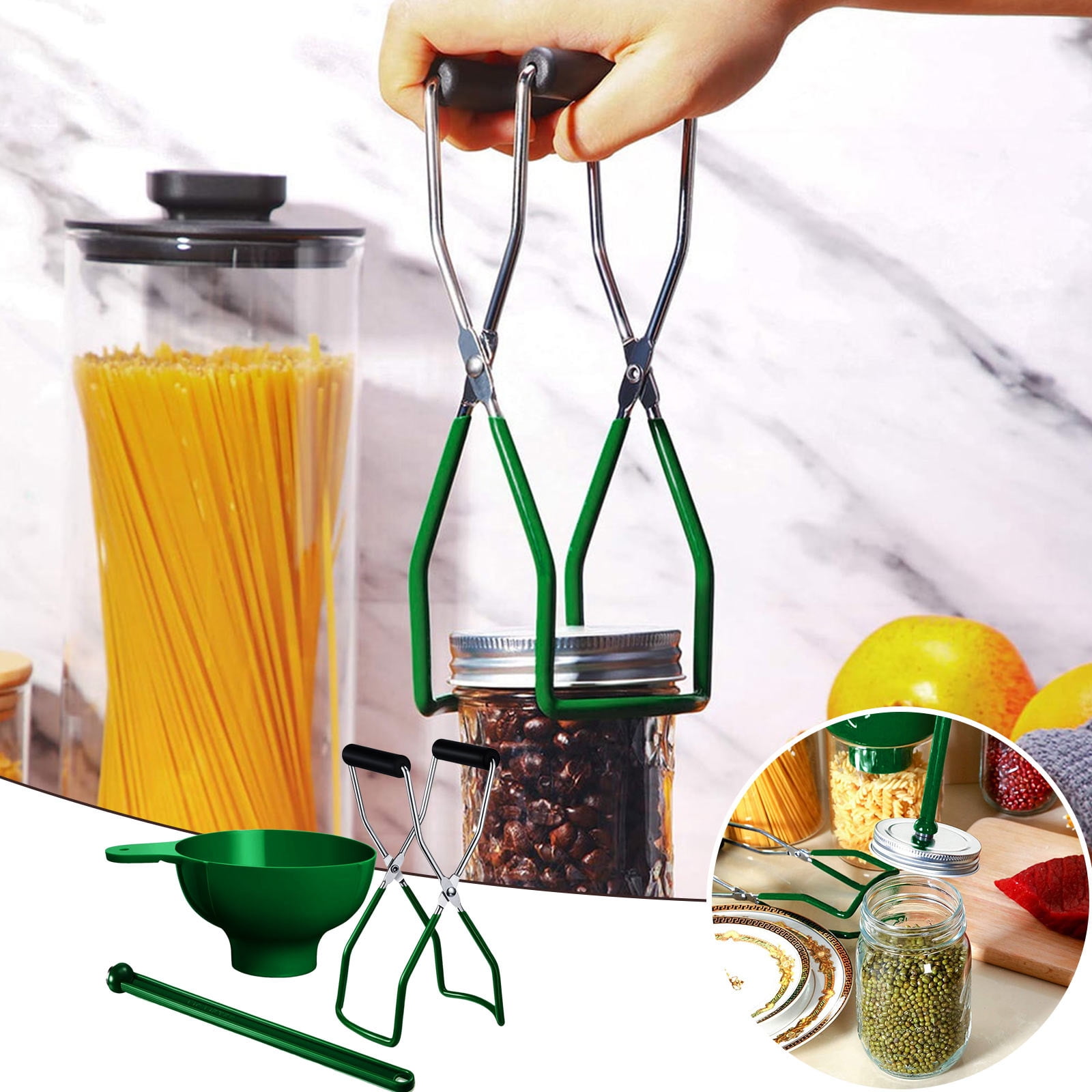 Canning Kit Jar Wide Mouth Canning Funnel Lid For Canning Jars Scald