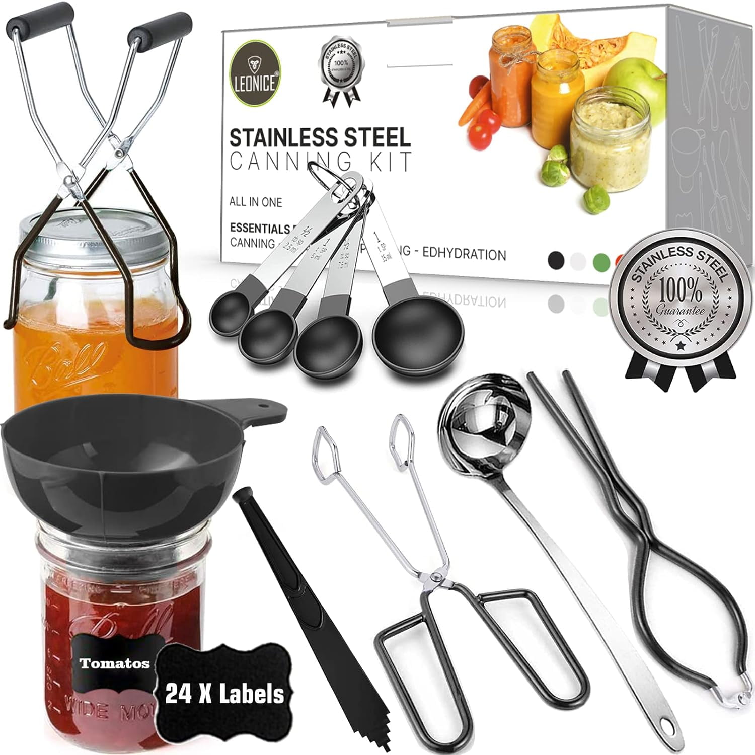 Canning Kit, Canning Supplies Starter Kit, Food Grade Stainless Steel