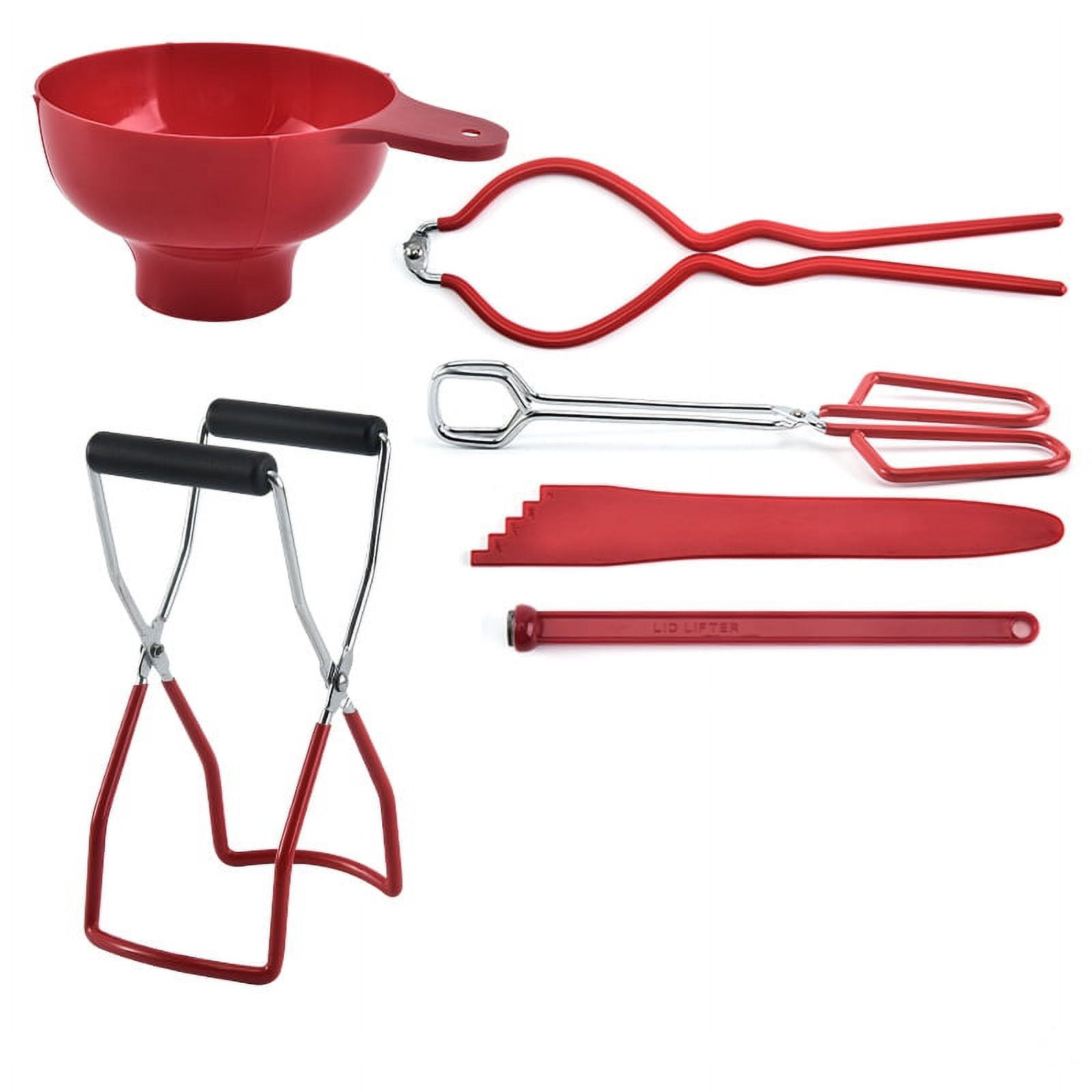 Canning Supplies Starter Kit - 6 Piece Canning Tools Set with Wide
