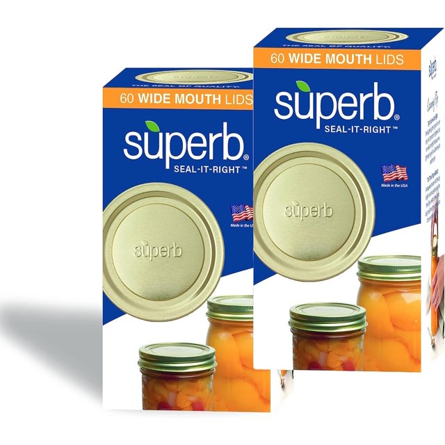 Canning Lids Mason Jar Wide Mouth Lid Toppers Fit Ball and Kerr Jars