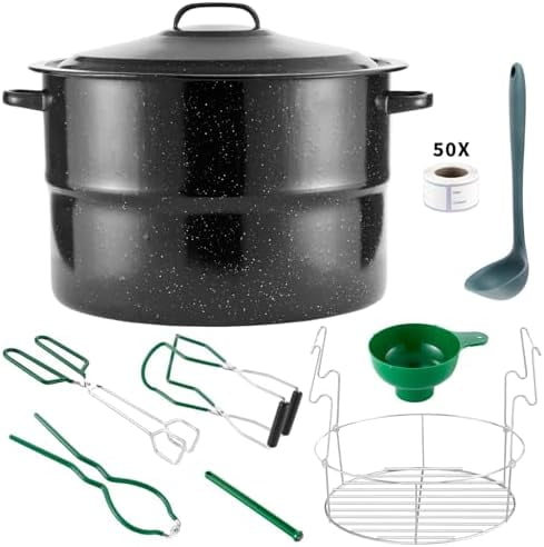 Canning Pot with Rack and Full Canning kits Set For Beginners,21.5 ...
