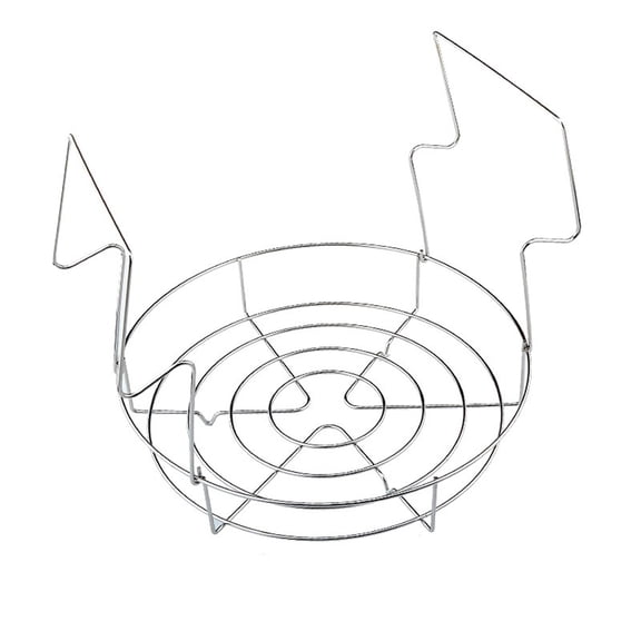 Canning Rack, Canning Steamer Rack, Silver Stainless Steel Foldable Steam Canning Rack with Anti-Scald Handles for Efficient Batch Cooking, by Goohae
