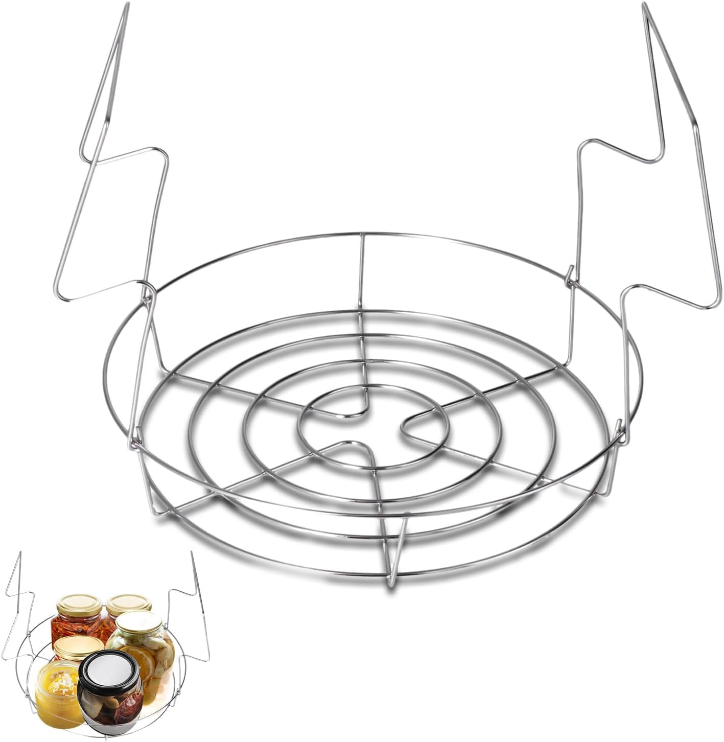 All Clad Canning Rack Canning Rack, Steamer Rack Stainless Steel Canning Rack Water Bath ...