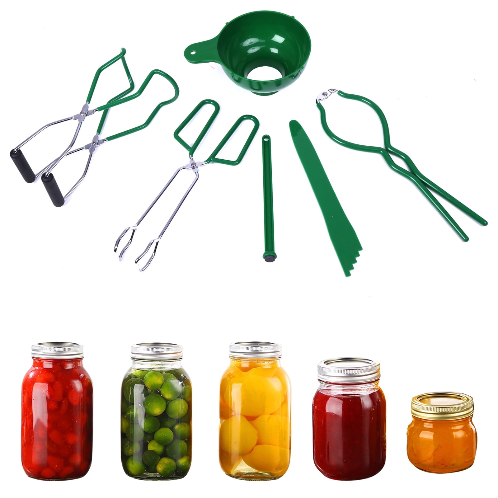 Canning Supplies Starter Kit - 6 Piece Canning Tools Set with Wide ...