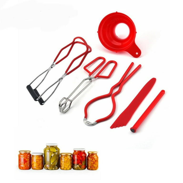 Canning Supplies Starter Kit, 6 Pieces Stainless Steel Canning Set for  Beginner, Canning Essential Tools for Water Bath & Pressure Canner, Food