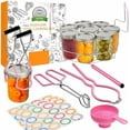 thumbnail image 1 of Canning Supplies Starter Kit with Stainless Steel Canning Rack and Accessories Tools, Includes Canning Jar lifter Tongs, Funnels,Lid lifter for Canning Pot, Water Bath& Pressure Canner, 1 of 6