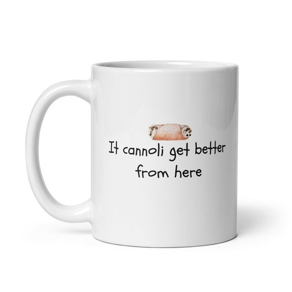 Cannoli Mug, Cute Mug, Gift for Him, Gift for Her