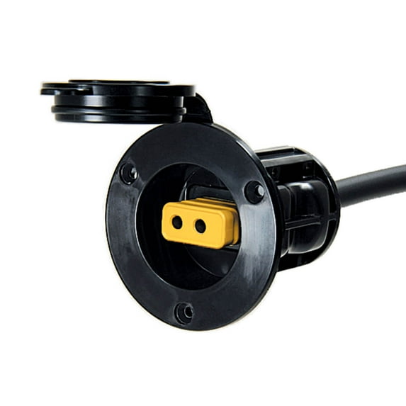 Cannon Flush Mount Power Port, Black