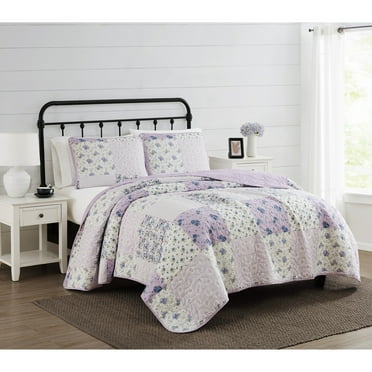 Cannon Elissa Patchwork Full/Queen 3 Piece Quilt Set