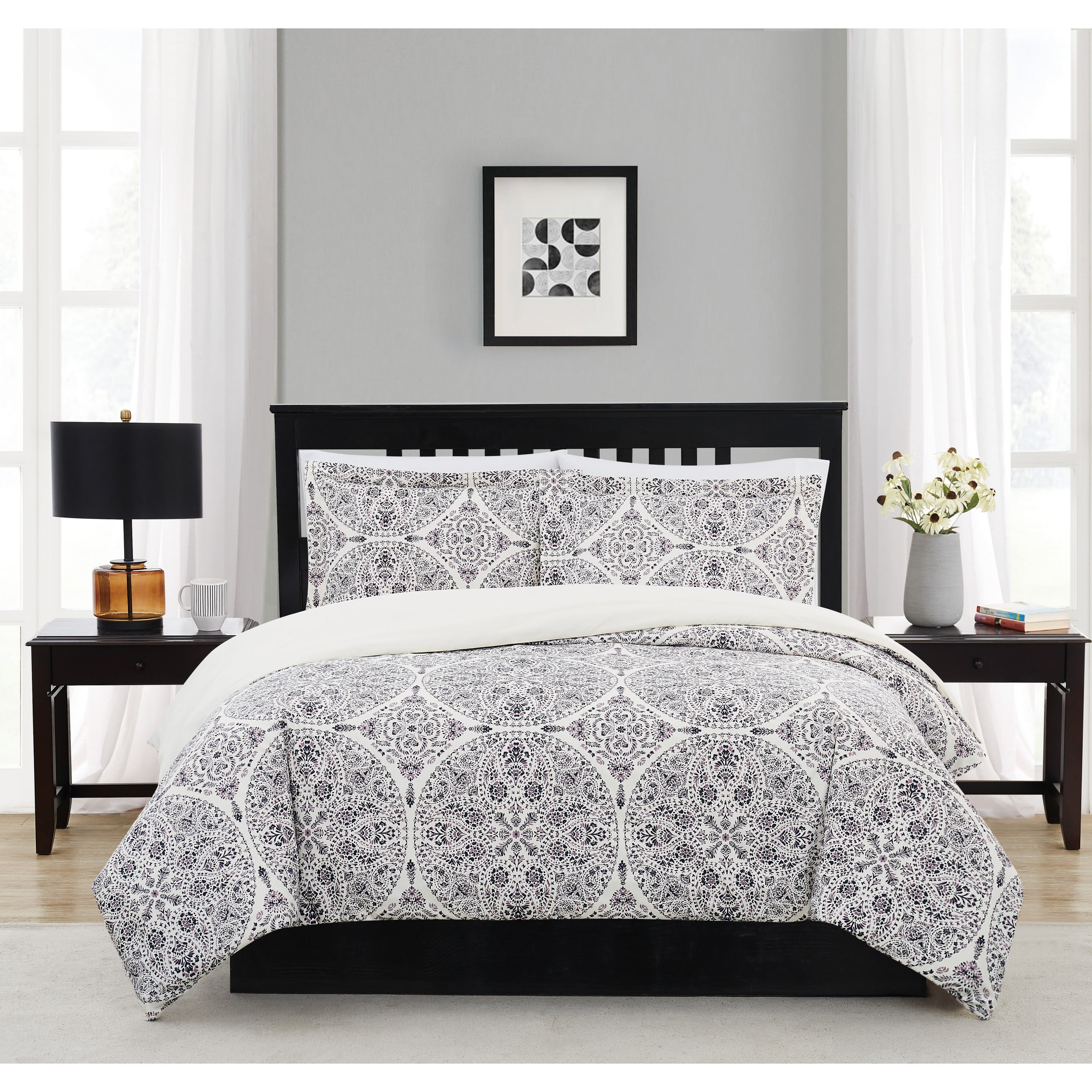 Cannon Gramercy Blue Full/Queen 3 Piece Comforter Set