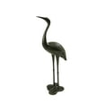 thumbnail image 1 of Cannon Outdoor 43 Inch Cast Aluminum Crane Statue, Dark Bronze, 1 of 8