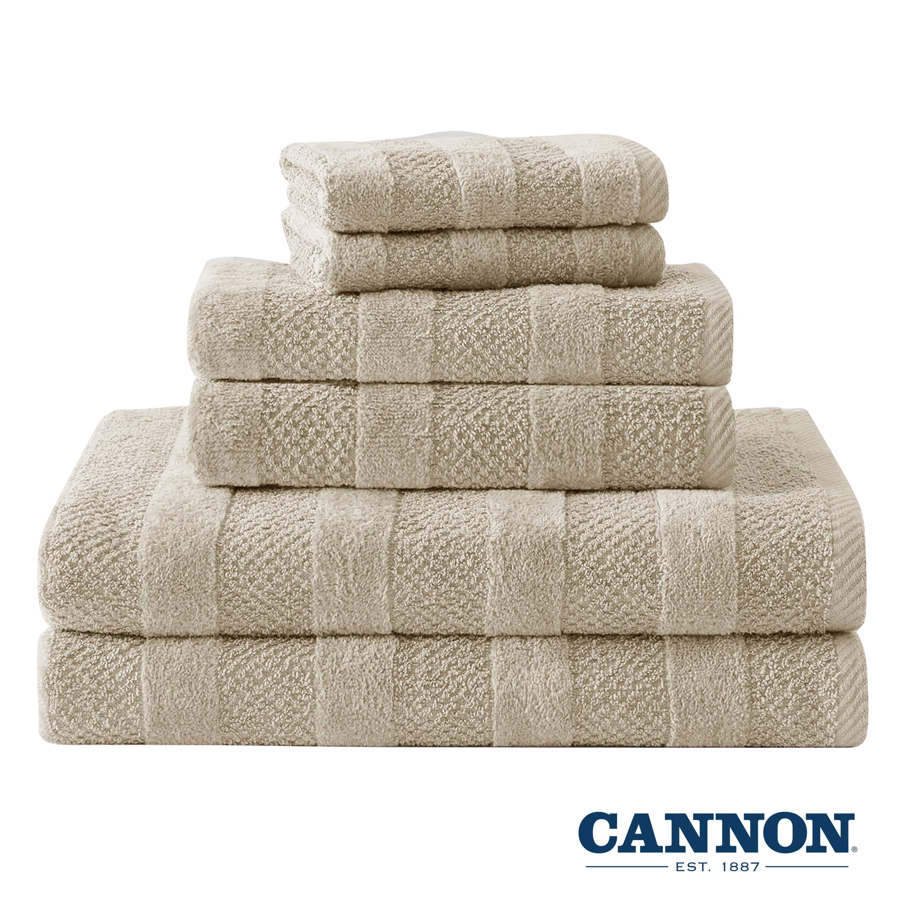 Cannon Shear Bliss Lightweight Quick Dry Cotton 2 Bath, 2 Hand, 2