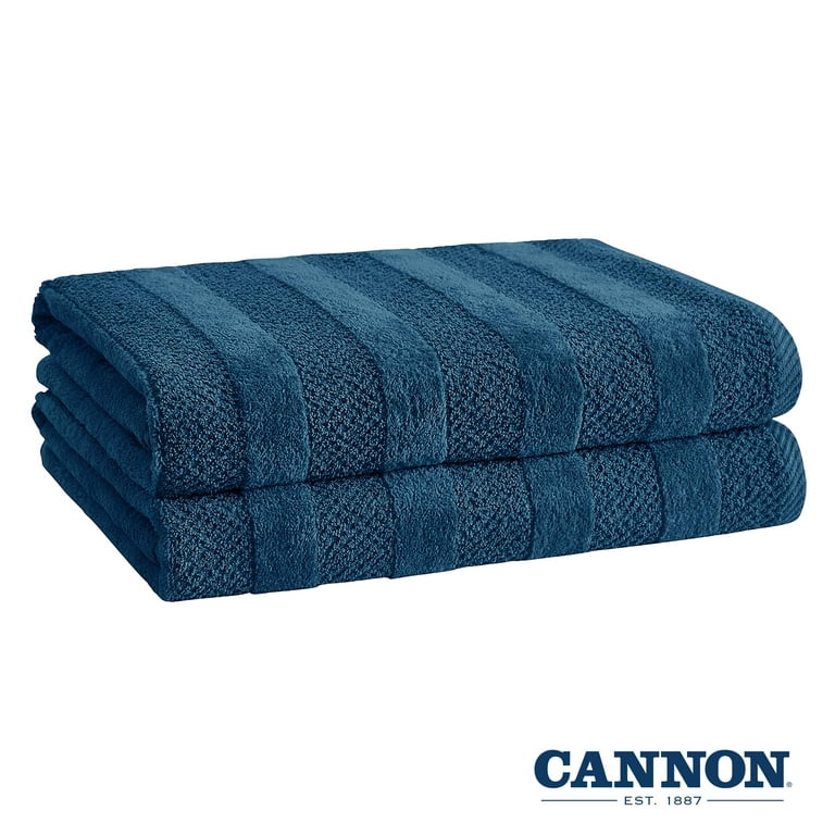 Cannon Shear Bliss Quick Dry 100% Cotton Hand Towels for Adults (2 Pack,  Sorbet)