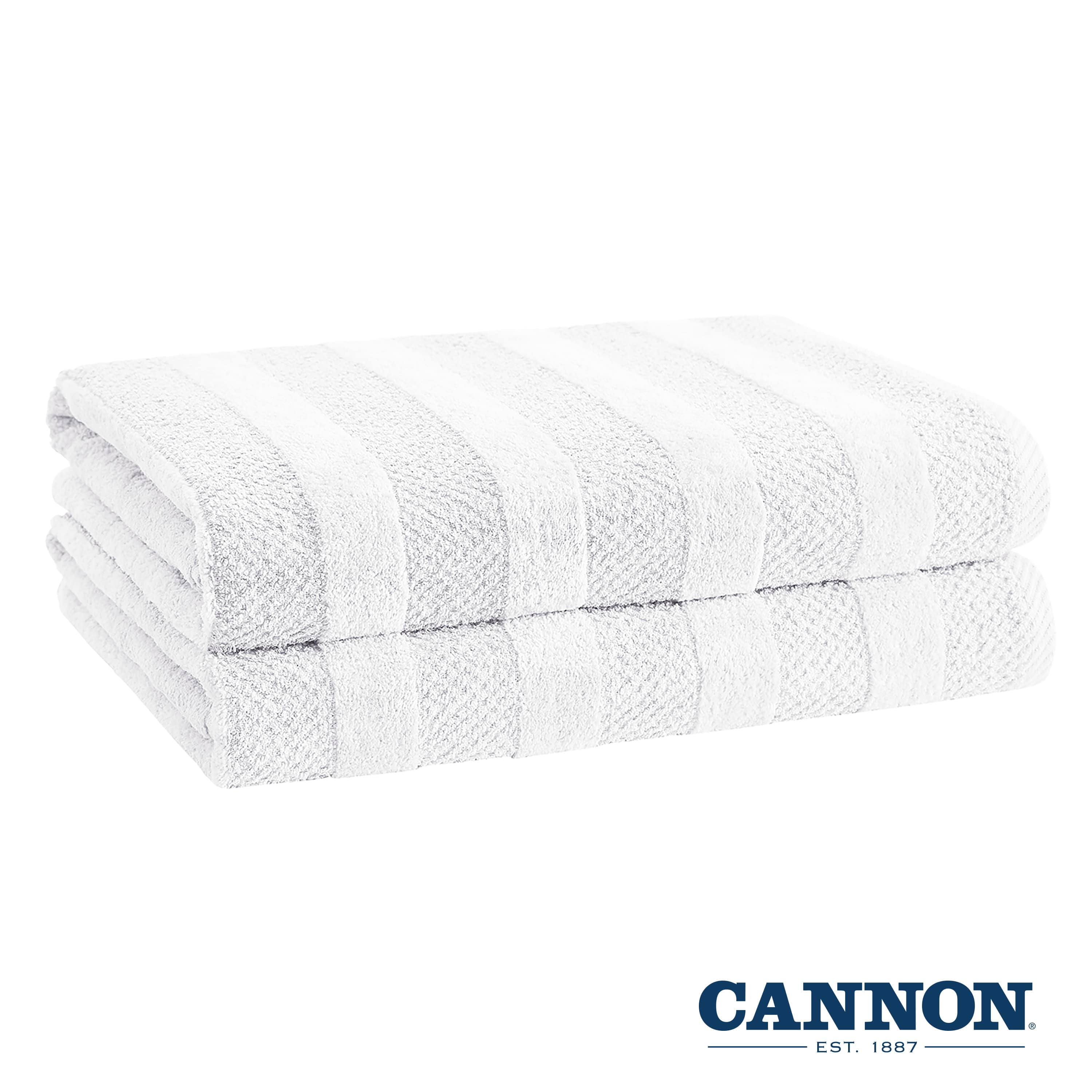 Cannon Shear Bliss Lightweight Quick Dry Cotton 2 Pack Bath Towels