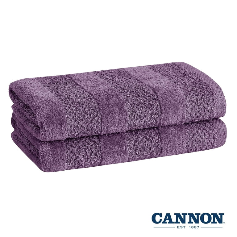 CANNON Juego de 6 toallas de 100% algodón de torsión baja, 2  toallas de baño, 2 toallas de mano, 2 toallas pequeñas, 550 GSM, altamente  absorbentes, súper suaves y esponjosas (juego