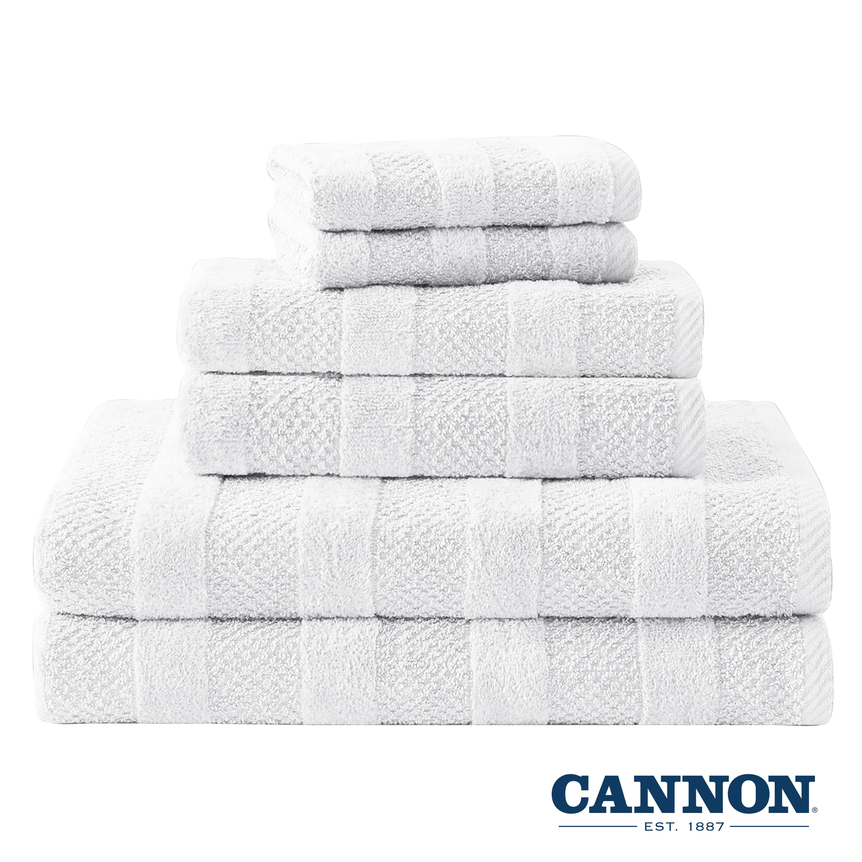 Cannon Shear Bliss Quick Dry 100% Cotton 6-Piece Towel Set for Adults  (Plum) 