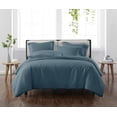 thumbnail image 1 of Cannon Heritage Solid 3-Piece Full/Queen Duvet Set in Dark Blue, Polyester , Adult, All Season, OEKO-TEX Certified, 1 of 6