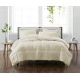 thumbnail image 1 of Cannon Solid Ivory Full/Queen 3 Piece Comforter Set, 1 of 8