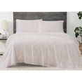 thumbnail image 1 of Cannon Solid Percale Blush 4 Piece King Sheet Set, 1 of 5