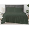 thumbnail image 1 of Cannon Solid Percale Green 5 Piece Split King Sheet Set, 1 of 5
