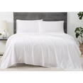 thumbnail image 1 of Cannon Solid Percale White 3 Piece Twin XL Sheet Set, 1 of 5