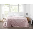 thumbnail image 1 of Cannon Solid Plush Blush Full/Queen Blanket, 1 of 3