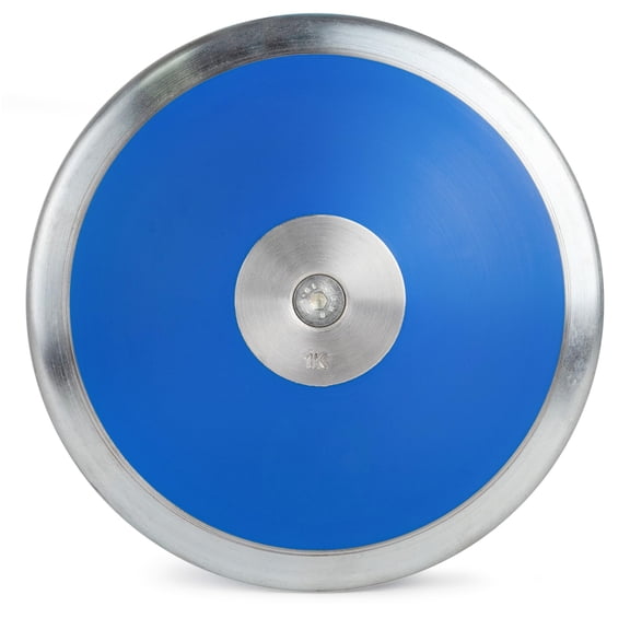Cannon Sports Steel Rim Discus - Meets IAAF Specifications - High Spin Rate, Maximize Distance & Accuracy - Perfect for Training & Competition - Multiple Weights Available (1kg, Blue)