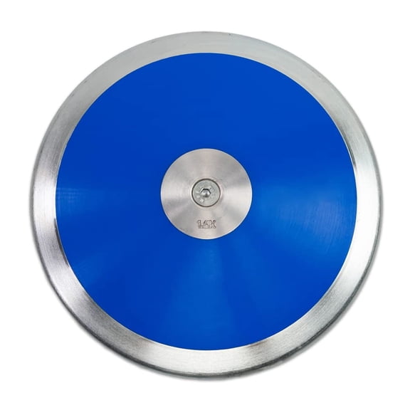 Cannon Sports Steel Rim Discus - Meets IAAF Specifications - High Spin Rate, Maximize Distance & Accuracy - Perfect for Training & Competition - Multiple Weights Available (1.6kg, Blue)