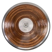 Cannon Sports Steel Rim Wood Discus   Meets IAAF Standards   Beginner to Advance Throwers - Competition & Training - Multiple Weights Available 1.6kg, Wood