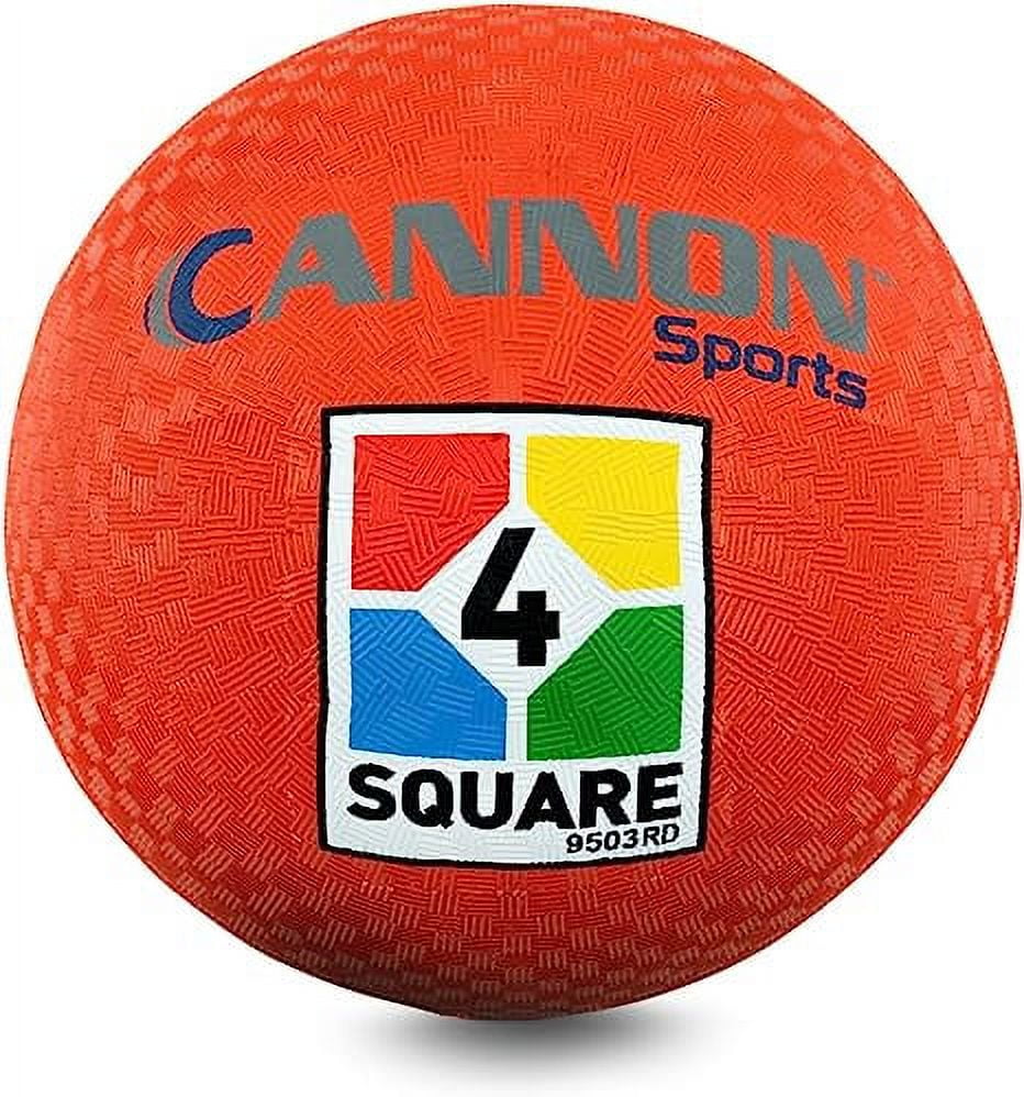 Cannon Sports 4 Square Playground Balls for Kids 8.5 Inch for Kickball, Handball & Dodgeball