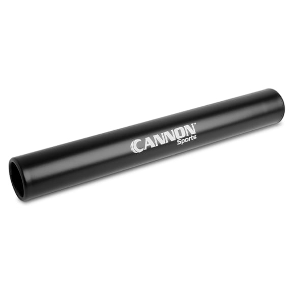 Cannon Sports Aluminum Track Relay Baton for Running, Training & Track and Field Gifts (Black)